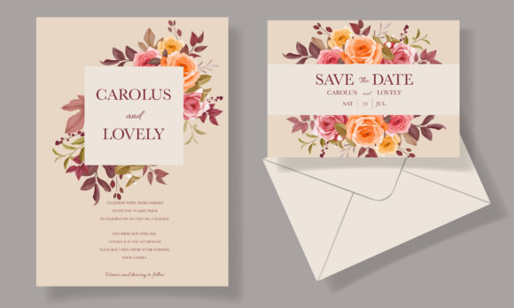 Download Luxury Wedding Card Floral Template - Floral template Collection