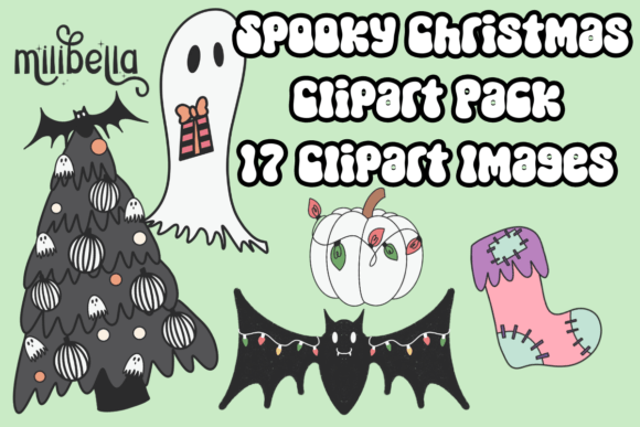 Download Spooky Christmas Clipart Pack - Premium Resources