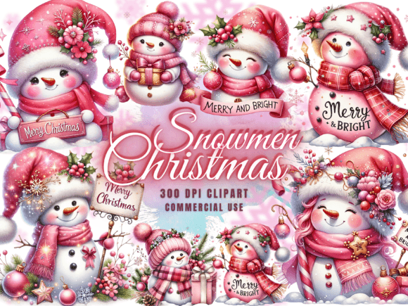 Download Cute Snowman Clipart - Christmas Clipart - Premium Resources